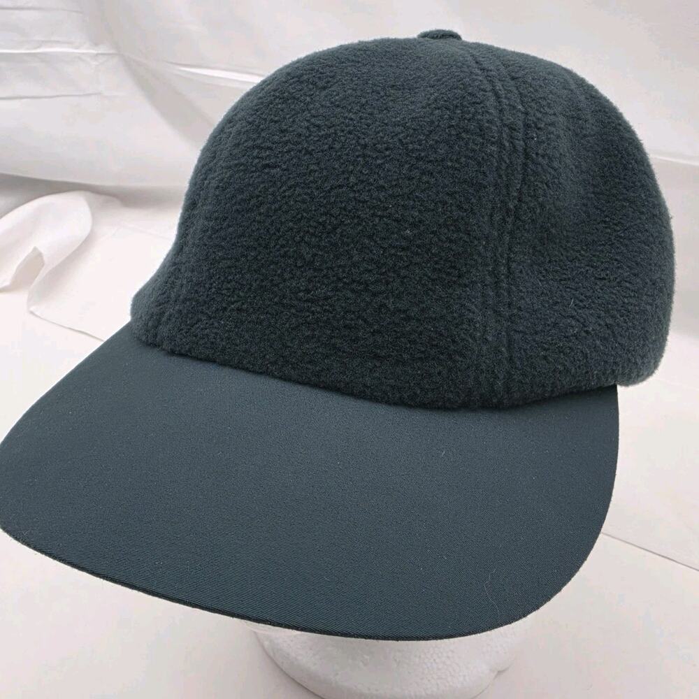 Vintage Columbia Sportswear Fleece Cap Hat USA Made L/XL Green Outdoor Winter